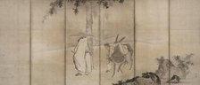 Su Shi (So Shoku) and Pan Lang (Han Ro), early 1600s. Creator: Unkoku T?gan (Japanese, 1547-1618).