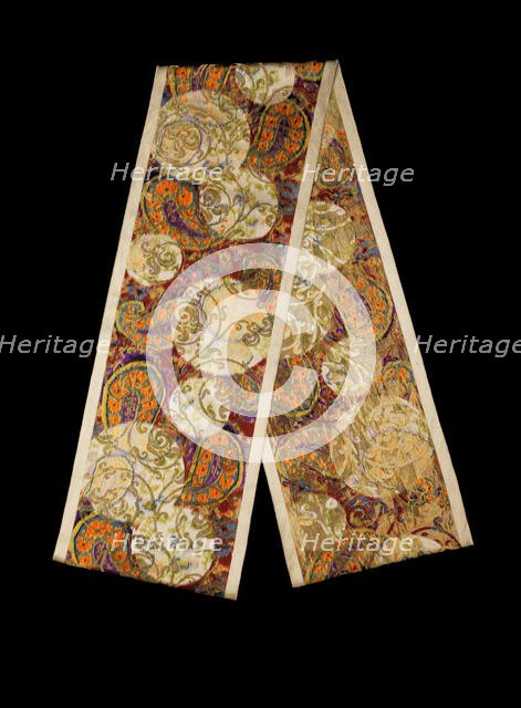 Ribbon, probably French, 1870-90. Creator: Unknown.