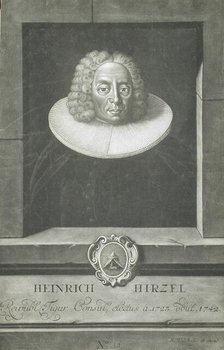 Heinrich Hirzel, c1756. Creator: Sebastian Walch.