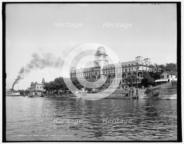 Thousand Island House, Alexandria Bay, c1902. Creator: William H. Jackson.