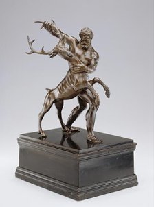 Hercules and the Arcadian Stag, early 17th century. Creator: Antonio Susini