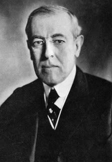 Woodrow Wilson, 28th President of the United States, (1933). Artist: Unknown