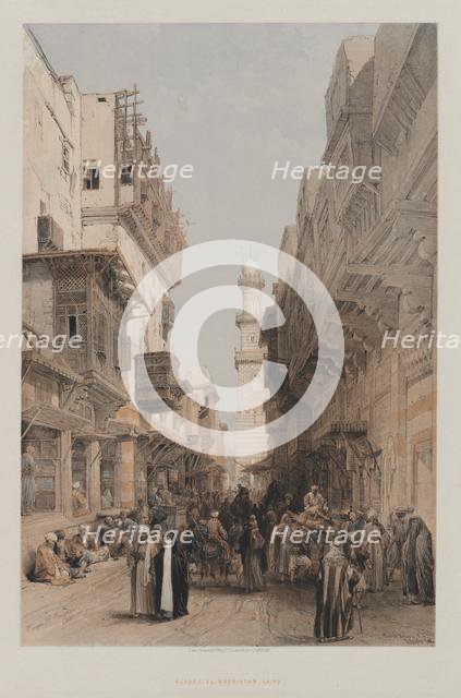 Egypt and Nubia, Volume III: Mosque el Mooristan, Cairo, 1849. Creator: Louis Haghe (British, 1806-1885); F.G.Moon, 20 Threadneedle Street, London.