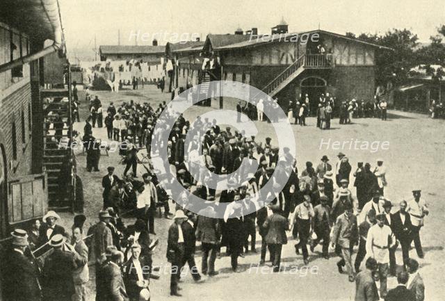 'British Civilian Prisoners and their Quarters at Ruhleben', First World War, 1914-1918, (c1920).  Creator: Unknown.