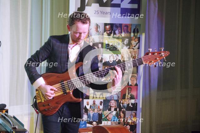 Mihkel Malgand, Watermill Jazz Club, Dorking, Surrey, UK, 7.5.19. Creator: Brian O'Connor.