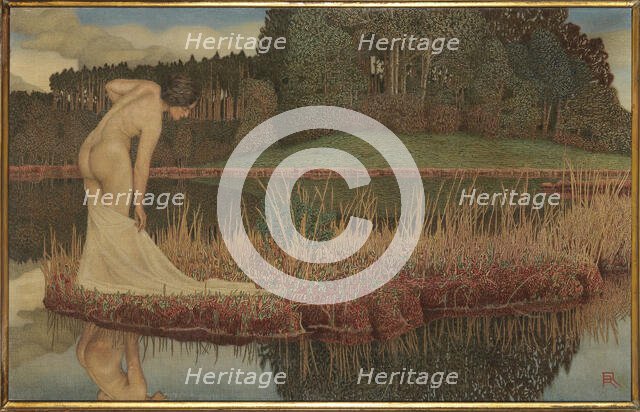 Bathing woman, c. 1906.