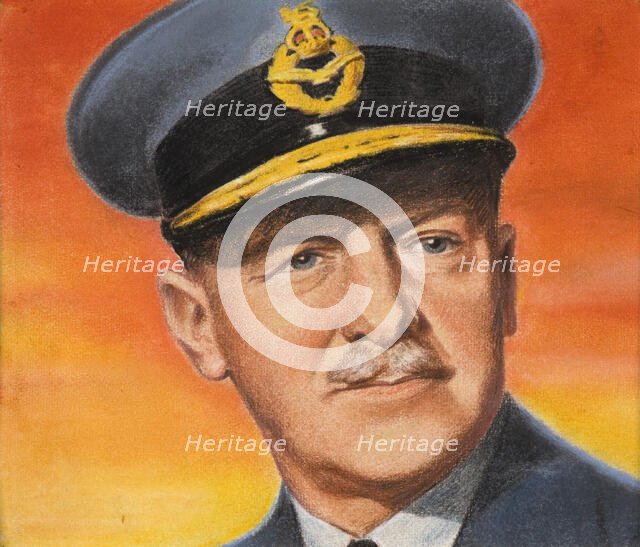 Air Marshal Sir Arthur Harris, c1943. Creators: William Timym, Central Office of Information.