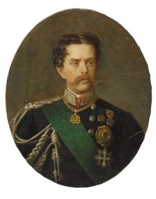 Portrait of King Umberto I of Italy (1844-1900). Creator: Bacchetti, Paolo, (Workshop) (1848-1886).