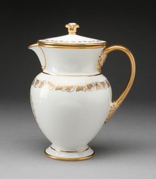 Covered Pitcher, Sèvres, 1839. Creator: Sèvres Porcelain Manufactory.