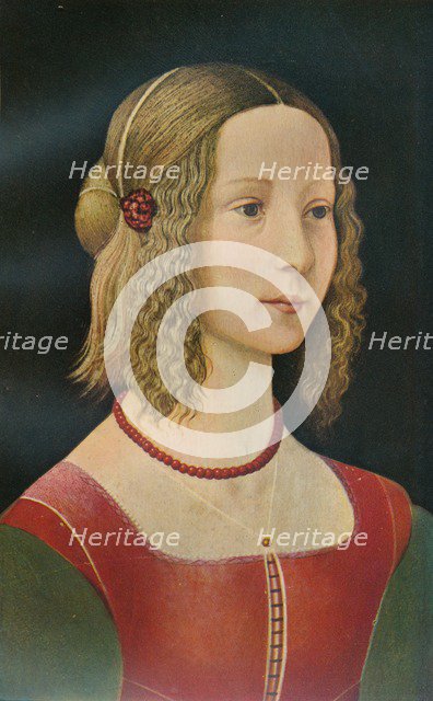 Portrait of a Girl, c1490, (1911). Artist: Unknown