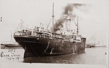 Bernard Laurence 'Barney' Nugent returned on this ship, SS Frankfurt, 1919. Creator: Murphy.