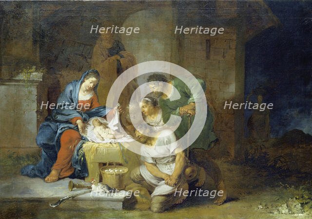 The Adoration of the Shepherds, c1765. Creator: Januarius Zick.