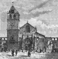 ''Church at Villa de Conde, near Oporto; Excursions near Lisbon', 1875. Creator: Unknown.