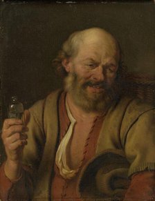 A Man with a Gin Bottle, 1660-1680. Creator: Ary de Vois.