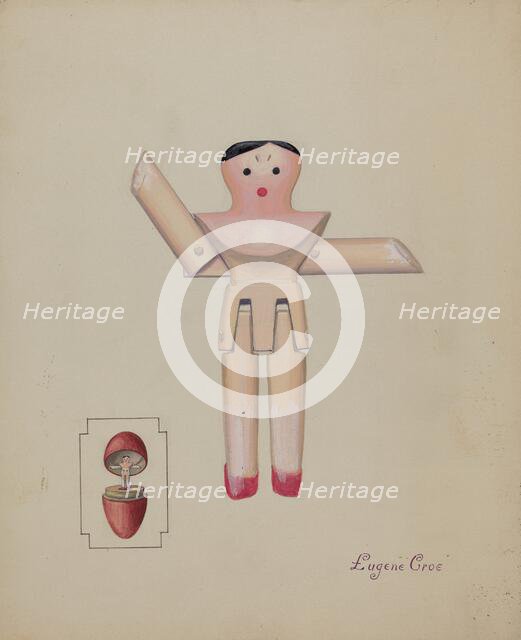 Doll in the "Thimble Holder", c. 1937. Creator: Eugene Croe.