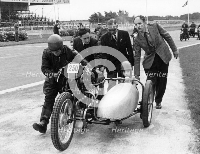 1930 Brough Superior at the VSCC 21st birthday party, 1955. Artist: Unknown
