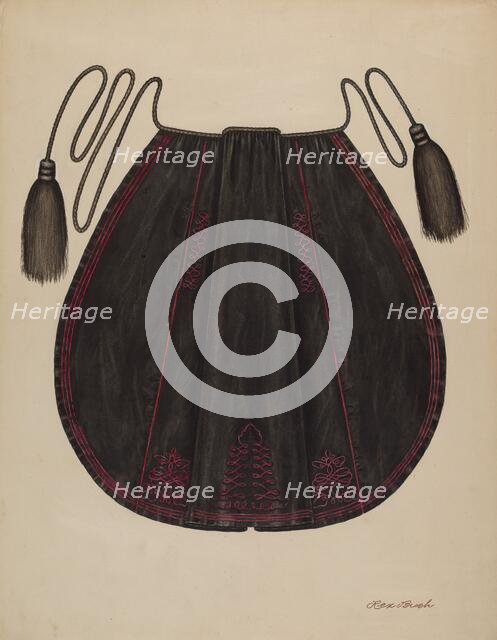 Silk Apron, c. 1938. Creator: Rex F Bush.