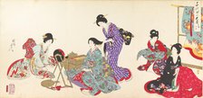 Chiyoda Castle (Album of Women), 1895., 1895. Creator: Chikanobu Yoshu.