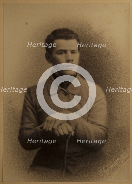 Portrait of the author Count Lev Nikolayevich Tolstoy (1828-1910).