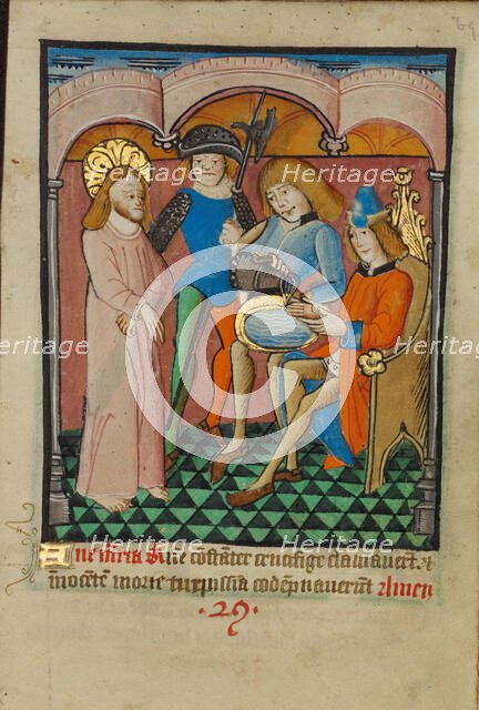 Pilate Washing His Hands, about 1480-1490. Creator: Unknown.