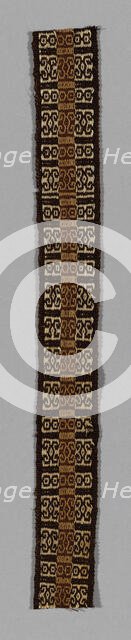 Fragment (Headband or Belt), Peru, A.D. 1476/1532. Creator: Unknown.