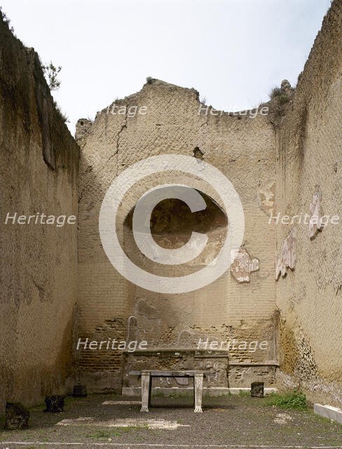 Palestra (outdoor gymnasium), Herculaneum, Campania, Italy, 2002. Creator: LTL.
