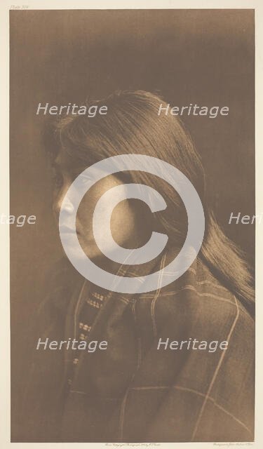 Suquamish Girl, 1912. Creator: Edward Sheriff Curtis.