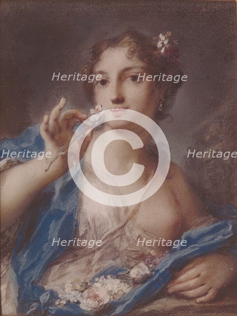 Spring, 1720s. Artist: Carriera, Rosalba Giovanna (1657-1757)