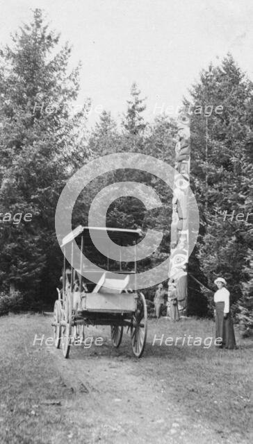 Totem pole, between c1900 and c1930. Creator: Unknown.