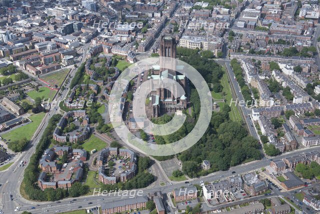 The Anglican Cathedral Church of Christ and environs, Liverpool, 2015. Creator: Historic England.