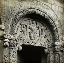 Ely Cathedral: Carving Over Prior's Door, 1891. Creator: Frederick Henry Evans.