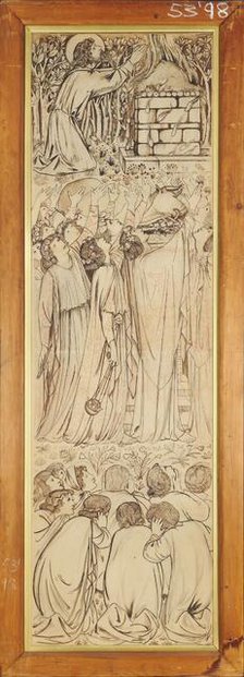 Elijah calling Fire from Heaven, 1863. Creator: Sir Edward Coley Burne-Jones.