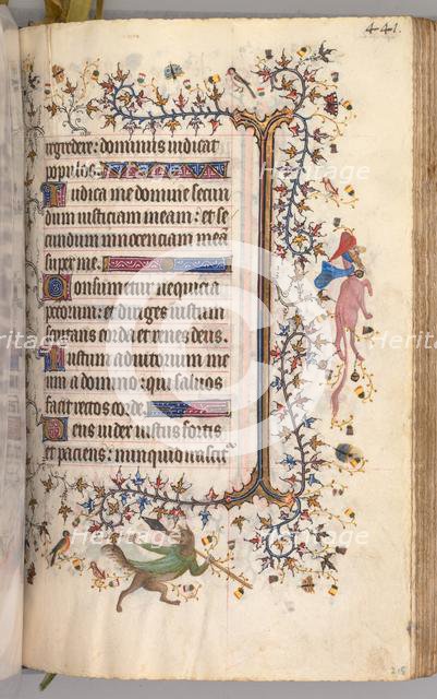 Hours of Charles the Noble, King of Navarre (1361-1425): fol. 215r, Text, c. 1405. Creator: Master of the Brussels Initials and Associates (French).