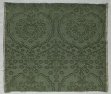 Silk Damask Textile, 1450-1599. Creator: Unknown.