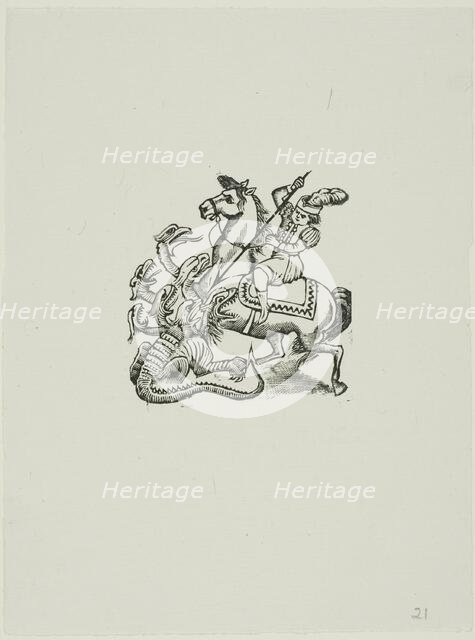 Saint George, n.d. Creator: José Guadalupe Posada.