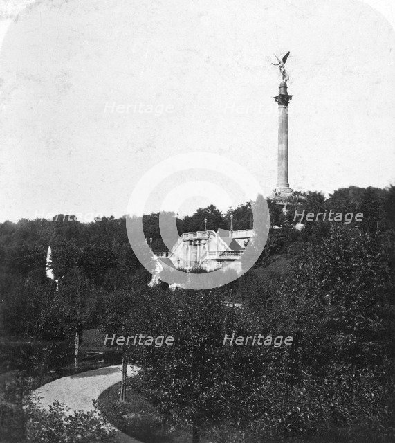 Angel of Peace Monument, Munich, Germany, c1900. Artist: Wurthle & Sons