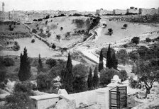 The Garden of Gethsemane and the Holy City of Jerusalem, 1926. Artist: Unknown
