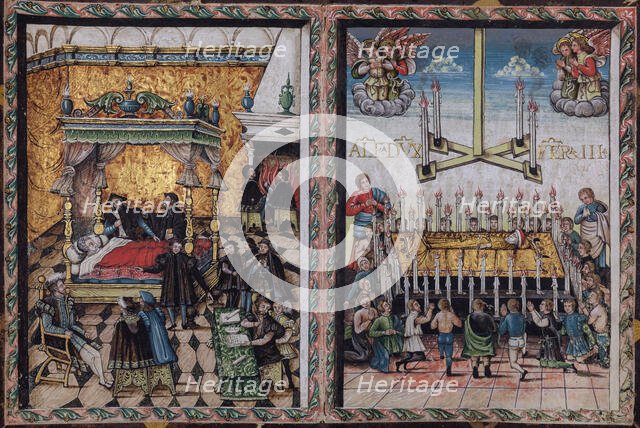 Cover of The Testament of Alfonso d'Este, third Duke of Ferrara, 1534. Creator: Anonymous.