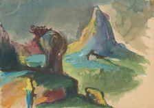 Fairytale Landscape, 1940-1944. Creator: Ján Novák.