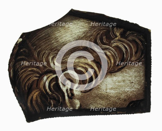 Glass Fragment, European, 15th-16th century. Creator: Unknown.