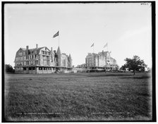 The Frontenac and annex, Round Island, N.Y., c1899. Creator: Unknown.