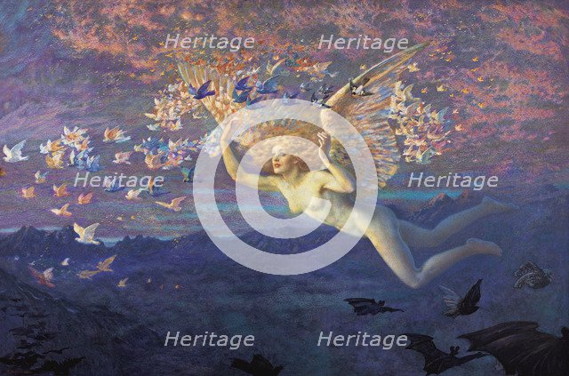 Wings of the Morning. Artist: Hughes, Edward Robert (1851-1914)