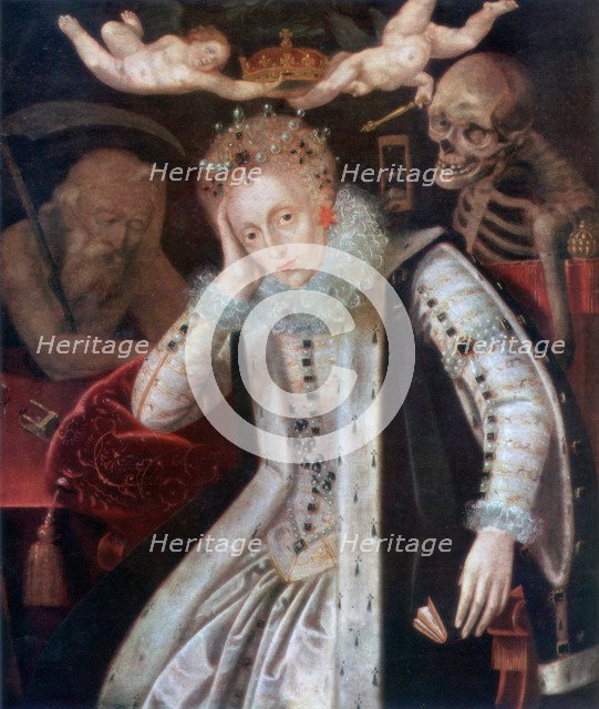 'Elizabeth, The Weary Sovereign', c1610 (1937). Artist: Unknown