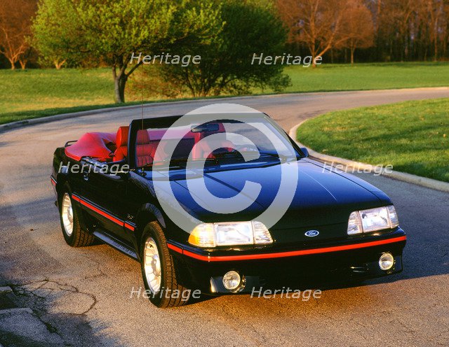 1987 Ford Mustang 5.0 litre GT. Artist: Unknown.