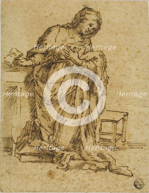 Virgin Annunciate, n.d. Creator: Lodovico Carracci.