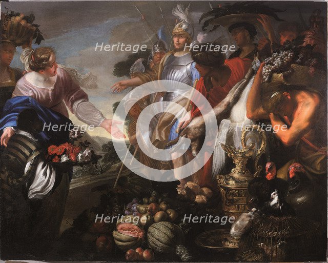 Abigail Offers Gifts to David and His Army.