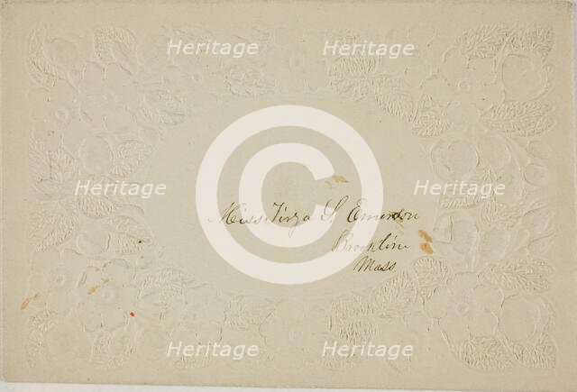 Valentine envelope, n.d. Creator: Unknown.