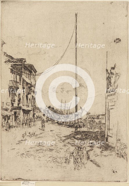 The Little Mast, 1879-1880. Creator: James Abbott McNeill Whistler.