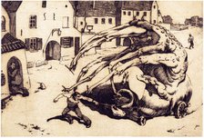 The Conscience, 1911. Creator: Vasyl' Masyutin.