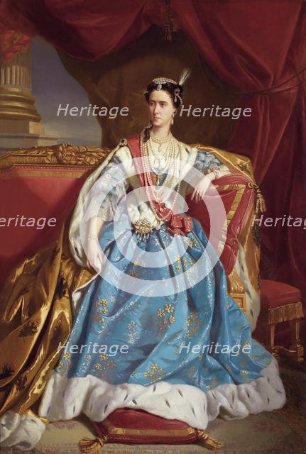 Élisa Rachel, 1855. Artist: Geffroy, Edmond Aimé Florentin (1804-1895)